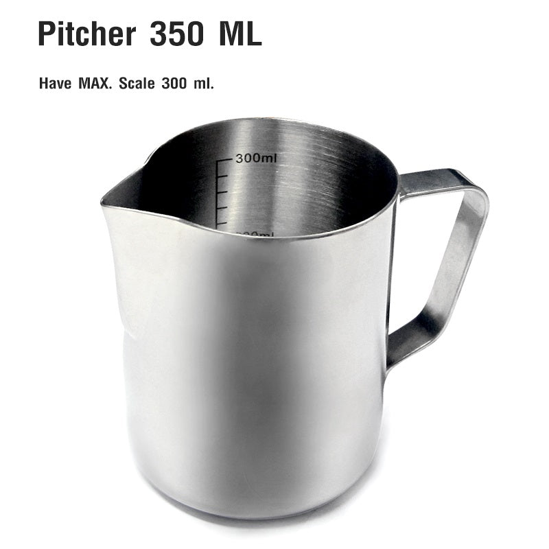 Stainless Milk Frothing Pitcher 350 cc.