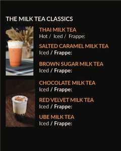 Milk Tea Classics (MENU ITEM NOT FOR SALE)
