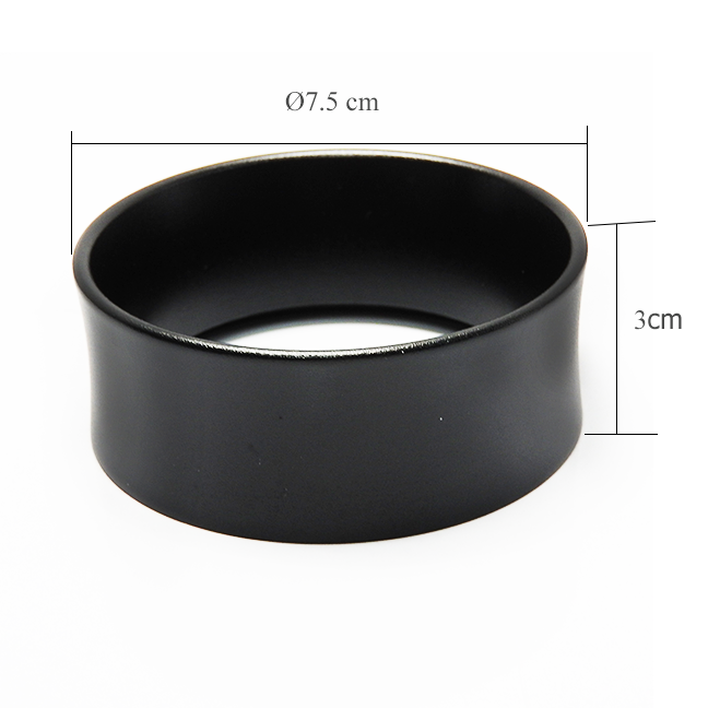 Aluminium Ring Dose Cover (Black)