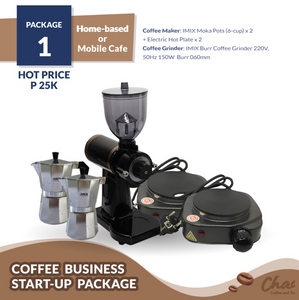 CAFÉ BUSINESS PACKAGE #1 HOME-BASED OR MOBILE CAFE (PHP 25K)