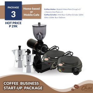 CAFÉ BUSINESS PACKAGE #3 HOME-BASED OR MOBILE CAFE (PHP 29K)